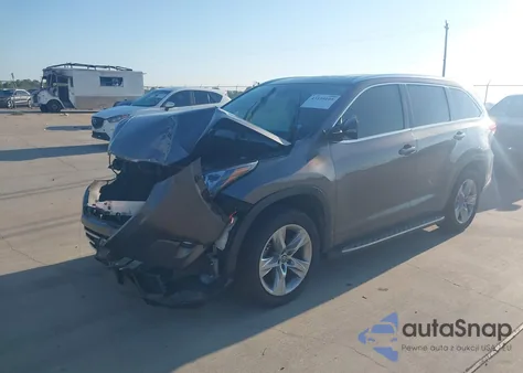 2017 Toyota Highlander Limited/Ltd Platinum from USA, damaged, VIN 5TDYZRFH1HS227054